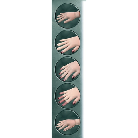 Occunomix International Occumitts My Way Support Glove Full Finger Small Wrist Length Hand Specific Pair Nylon / Spandex - 453-3S