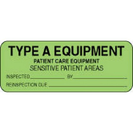 Precision Dynamics - Pre-Printed Label Laboratory Use Green Paper Look Alike/Sound Alike Black Caution 7/8 X 2-1/4 Inch - 59701690