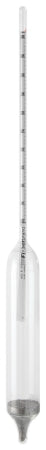 Fisher Scientific Fisherbrand ASTM Specific Gravity Hydrometer 330 mm, 275 mL, 89H ASTM Number, 0.0005 Increments, 1 to 1.05 Specific Gravity Range, 60°F Temperature of Standardization, ASTM E126 Certifications - 116034H
