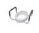 Graham-Field - Raised Toilet Seat 3-1/2 Inch Height White - 6482ER-2