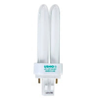 Bulbtronics Compact Fluorescent Lamp 0.5 dia. X 4.6 Inch, Warm White, 13 W, Double Twin Tube Shape, GX23-2/2-Pin Base, 780L Mean Lumens, 10000 Hours Life, 59 V, 2700K Kelvin, 827 Phosphor, 82CRI - 45645