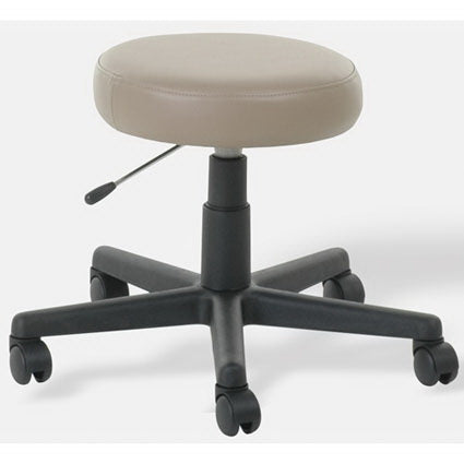 Custom Comfort Inc 4009-S Series Medical Stool Pneumatic Height Adjustment Oak - 4009-SR-OAK