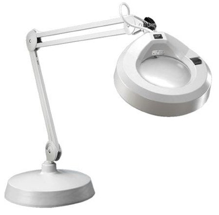 Luxo - Magnifying Lamp Table Mount 22 Watt Light Gray - KFK025790