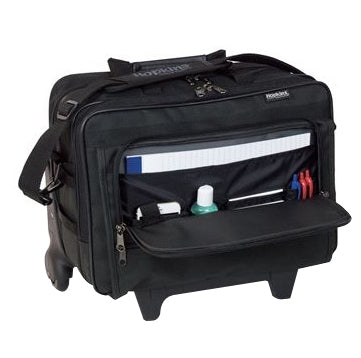 Hopkins Medical Products - Rolling Executive Bag Classic Black 600D Waterproof Material 9 X 12 X 16 Inch - 537320