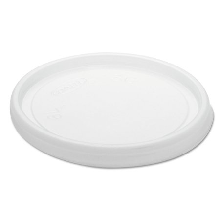 Dart - Drinking Cup Lid Non-Vented, Flat Foam Lid - DCC6JLNV