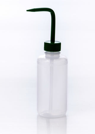 Bel-Art Products Wash Bottle Narrow Mouth Low Density Polyethylene with Polypropylene Cap 250 mL - 11618-0008
