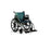 Invacare Invacare Wheelchair Dual Axle Full Length Arm Mag Wheel Midnight Blue 18 Inch Seat Width - IN72808-FT