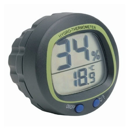 Fisher Scientific Durac Digital Thermometer / Hygrometer Fahrenheit / Celsius 32° to 122°F (0° to 50°C) Internal Sensor Battery Operated - 13201843