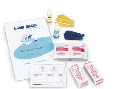 Nasco ABO Blood-Typing Kit - Lab-Aids Student Lab Activity 30 Students - SB13734A