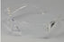 Palmero ProVision Econo Wraps Safety Glasses Wraparound Anti-Fog / Anti-scratch Coating Clear Tint Polycarbonate Lens Clear Frame Over Ear One Size Fits Most - 3601C