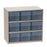 Market Lab Inc MarketLab Storage Bin Unit Clear Polystyrene 11 X 16-1/2 X 18 Inch - 8351-CL