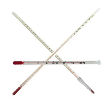 Thermco - Liquid-in-Glass Thermometer Celsius 20° to 100°C Partial Immersion Does Not Require Power - NC0227209