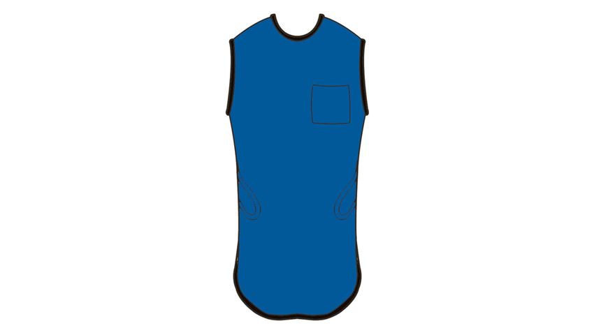 Alimed APRON, XRAY BASIC QUICK DROP RBLU LG W/LEAD - 937148