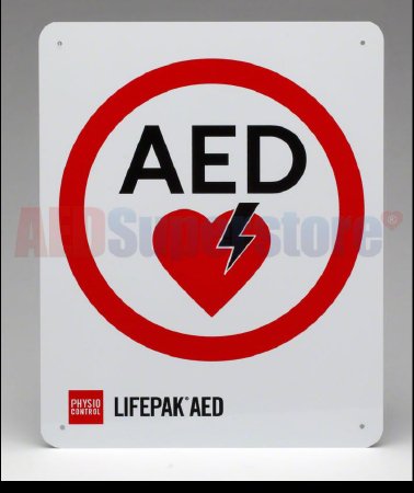 AED Superstore - Door / Wall Sign First Aid Sign AED - 11998-000331