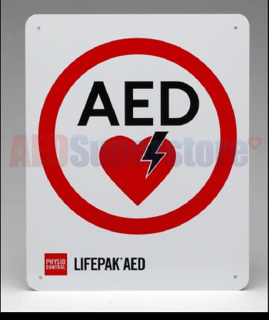 Physio Control AED Superstore First Aid Sign AED - 11998-000332