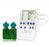 Traceable Excursion-Trac - Datalogging Refrigerator / Freezer Thermometer with Alarm Fahrenheit / Celsius -58° to +158°F (-50° to +70°C) 2 Glycol Bottle Probes Multiple Mounting Options Battery Operated - 94460-09