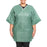 Graham Medical Products - Scrub Shirt 3X-Large Green Without Pockets Short Sleeve Unisex - 64841