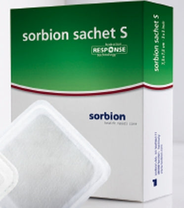 BSN Medical Cutimed Sorbion Sachet S Wound Dressing Cellulose / Gel Forming Polymer 4 X 4 Inch - 7323206