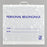 Elkay Plastics - Patient Belongings Bag 18 X 19 Inch LDPE Snap Closure White - PB19183HW