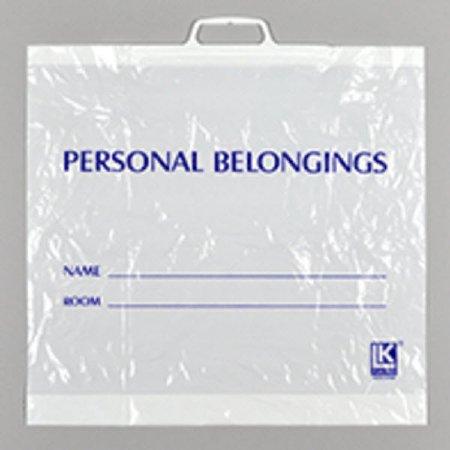 Elkay Plastics Elkay Plastics Patient Belongings Bag 18 X 19 Inch LDPE Snap Closure White - PB19183HW