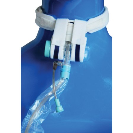 Vent Tie - Tracheostomy Tube Holder 1 W X 22 L Inch Cotton Adult Anti-Disconect Device 2 Piece, With Attached Ventilator - 403
