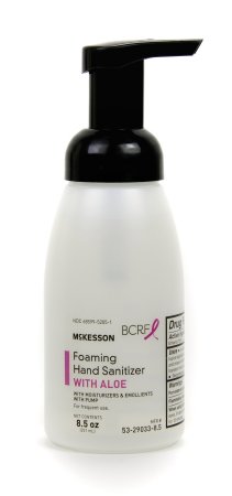 McKesson McKesson Hand Sanitizer with Aloe 8.5 oz. Ethyl Alcohol Foaming Pump Bottle - 53-29033-8.5