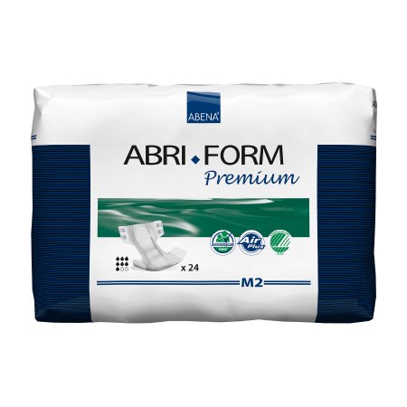 Abri-Form Premium M2 - Unisex Adult Incontinence Brief Medium Disposable Heavy Absorbency - 43060
