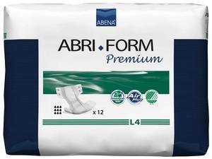 Abena North America Abri-Form Premium L4 Adult Incontinent Brief Tab Closure Large Disposable Heavy Absorbency - 43068
