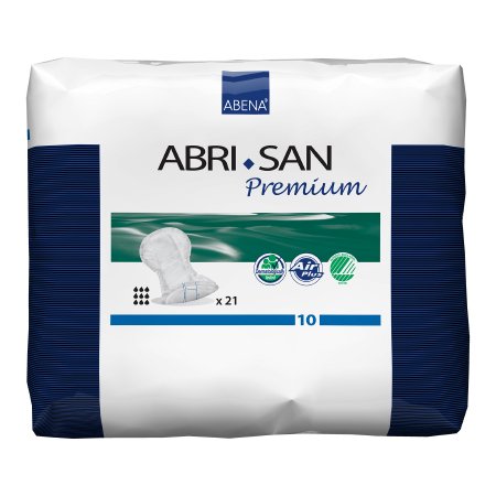 Abri-San Premium - Incontinence Liner 28 Inch Length Heavy Absorbency Fluff / Polymer Core Level 10 Adult Unisex Disposable - 9386