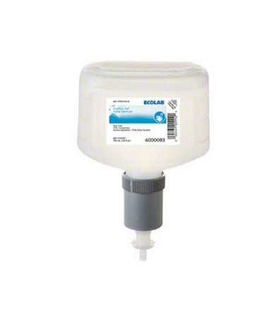 Ecolab Express Hand Sanitizer 750 mL Ethyl Alcohol Foaming Dispenser Refill Bottle - 6000083