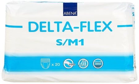 Abena North America Abena Delta-Flex M1 Adult Absorbent Underwear Pull On Small / Medium Disposable Moderate Absorbency - 308891