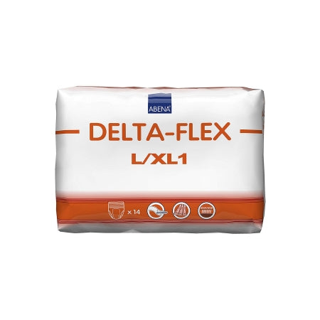 Abena Delta-Flex XL1 - Unisex Adult Absorbent Underwear Pull On with Tear Away Seams Large / X-Large Disposable Moderate Absorbency - 308893