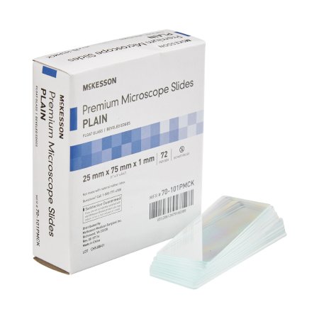 McKesson - Microscope Slide 25 X 75 X 1 mm Plain - 70-101PMCK
