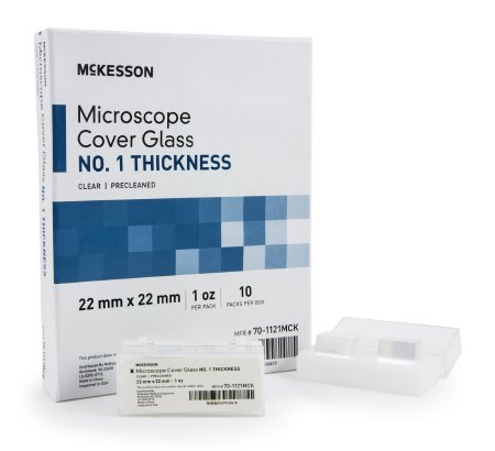 McKesson McKesson Cover Glass Square #1 Thickness 22 X 22 mm - 16-7135