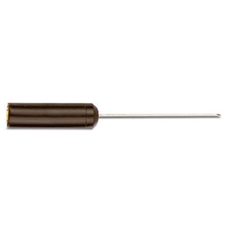 Natus - EMG Needle Electrode 27 Gauge X 1 Inch Length Stainless Steel / Platinum NonSterile Beveled Cutting Edge with Side Port Needle Tip Reusable - 019-425900