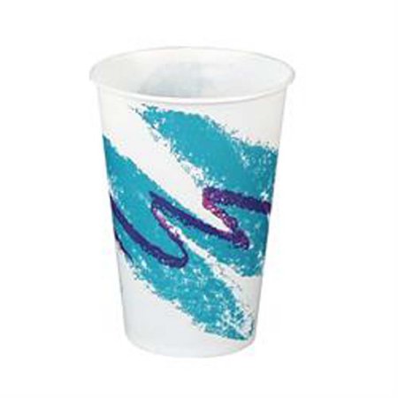 Solo Cup Solo Drinking Cup 7 oz. Jazz Print Wax Coated Paper Disposable - R7N-00055