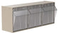 TiltView - Tilt Front Bin Tan Plastic 7-7/8 X 9-7/16 X 23-5/8 Inch - 06703