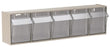 Akro-Mils TiltView Tilt Front Bin Tan Plastic 5-3/8 X 6-1/2 X 23-5/8 Inch - 6705