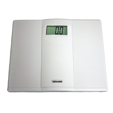 Health O Meter - Floor Scale Digital Audio Display 400 lbs. / 180 kg Capacity White Battery Operated - 894KLT