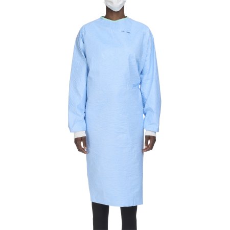 Aero Blue - Surgical Gown with Towel Large Blue Sterile AAMI Level 3 Disposable - 41733