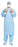 O&M Halyard Inc Aero Blue Surgical Gown Large Unisex AAMI Level 3 NonSterile Blue - 41739NS