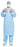 O&M Halyard Inc Aero Blue Surgical Gown X-Large Unisex AAMI Level 3 NonSterile Blue - 41740NS