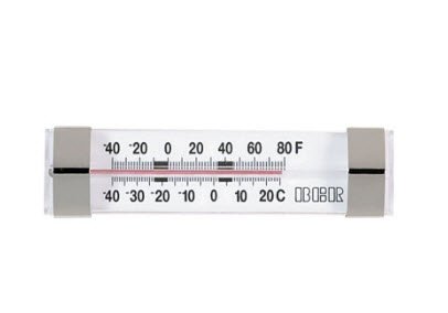 Apothecary Products - Refrigerator / Freezer Thermometer Fahrenheit / Celsius -40 to +80°F Without External Probe Hanging / Standing Does Not Require Power - 29790