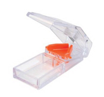 Apex-Carex Pill Cutter Deluxe Hand Operated Clear - 70058L