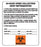 Market Lab - Pre-Printed Label Laboratory Use White Paper 24-Hour Urine Collection Keep Refrigerated Black Lab / Specimen 3 X 4 Inch - 6462