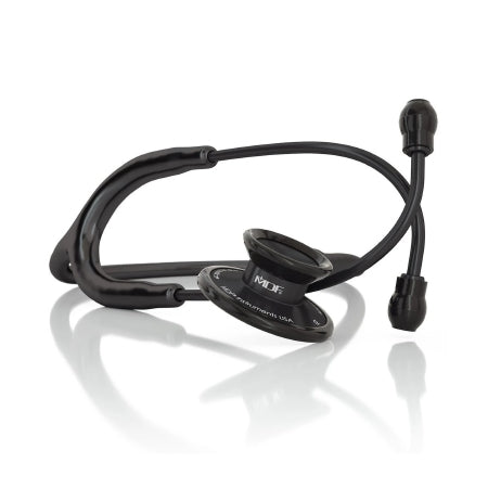 MD ONE - Classic Stethoscope MD One Black 1-Tube 30 Inch Tube Double-Sided Chestpiece - MDF747XPBO