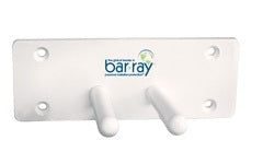 Bar-Ray - X-Ray Apron Peg Rack 2 Pegs White - 60073