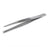 Market Lab Inc Tweezers 5 Inch Stainless Steel NonSterile NonLocking Thumb Handle Straight 1 X 2 Teeth - 6038