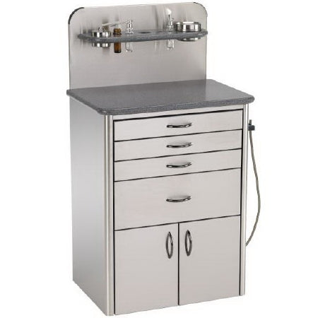Jedmed Instrument Company Classic CSC LXS Treatment Cabinet Stainless Steel 4 Drawer - 1563300