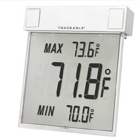Control 3 Holdings LLC Traceable Digital Thermometer Fahrenheit / Celsius -13° to 158°F Multiple Mounting Options Battery Operated - 4159